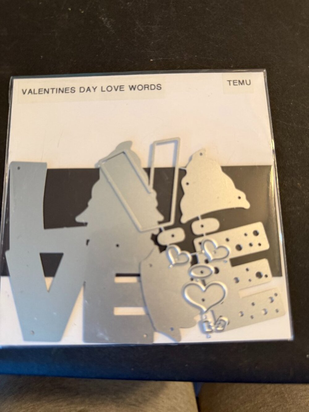 Temu Valentine's Day Love Words Dies